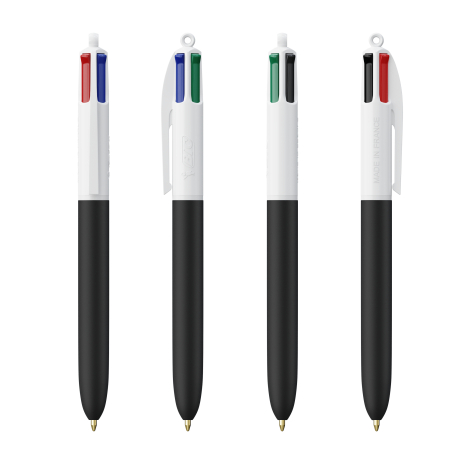 Stylo BIC® 4 Couleurs Soft personnalisé avec Lanyard