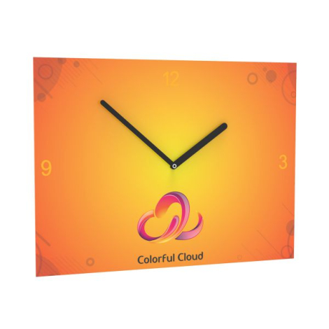 Horloge rectangle personnalisée 25x35 cm Horae