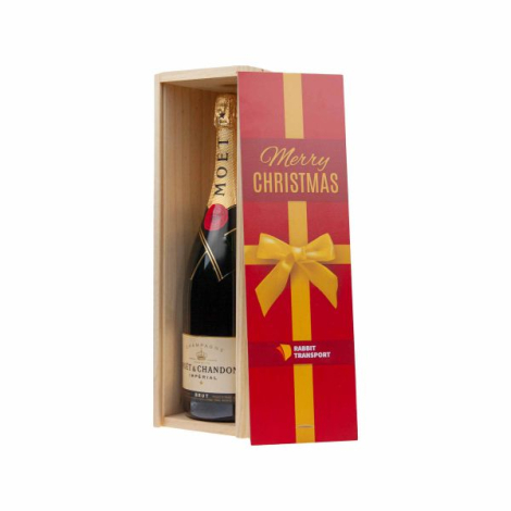 Coffret bois personnalisé Magnum Champagne 1,5L