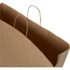 Sac papier Kraft 49,5x44x14cm publicitaire - XXL