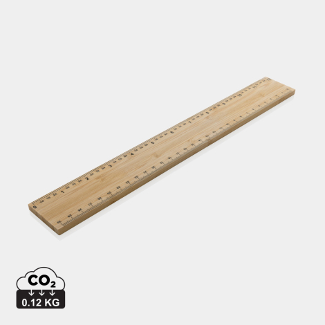 Règle 30cm en bambou personnalisable Timberson