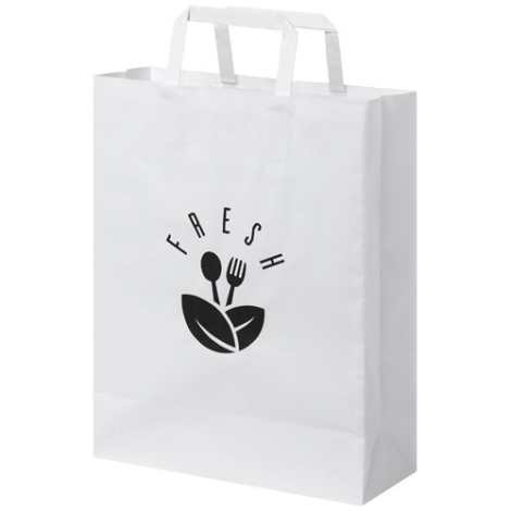 Sac personnalisable 25x32x11cm en papier Kraft - MOYEN