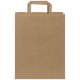 Sac personnalisable 25x32x11cm en papier Kraft - MOYEN