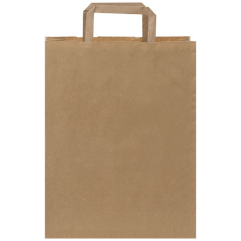 Sac personnalisable 25x32x11cm en papier Kraft - MOYEN