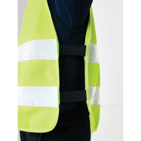 Gilet rPET promotionnel haute visibilité Enfant 7-12 ans