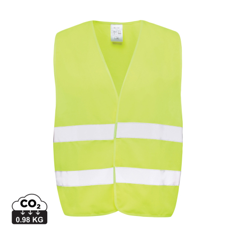 Gilet de signalisation haute visibilité personnalisé rPET