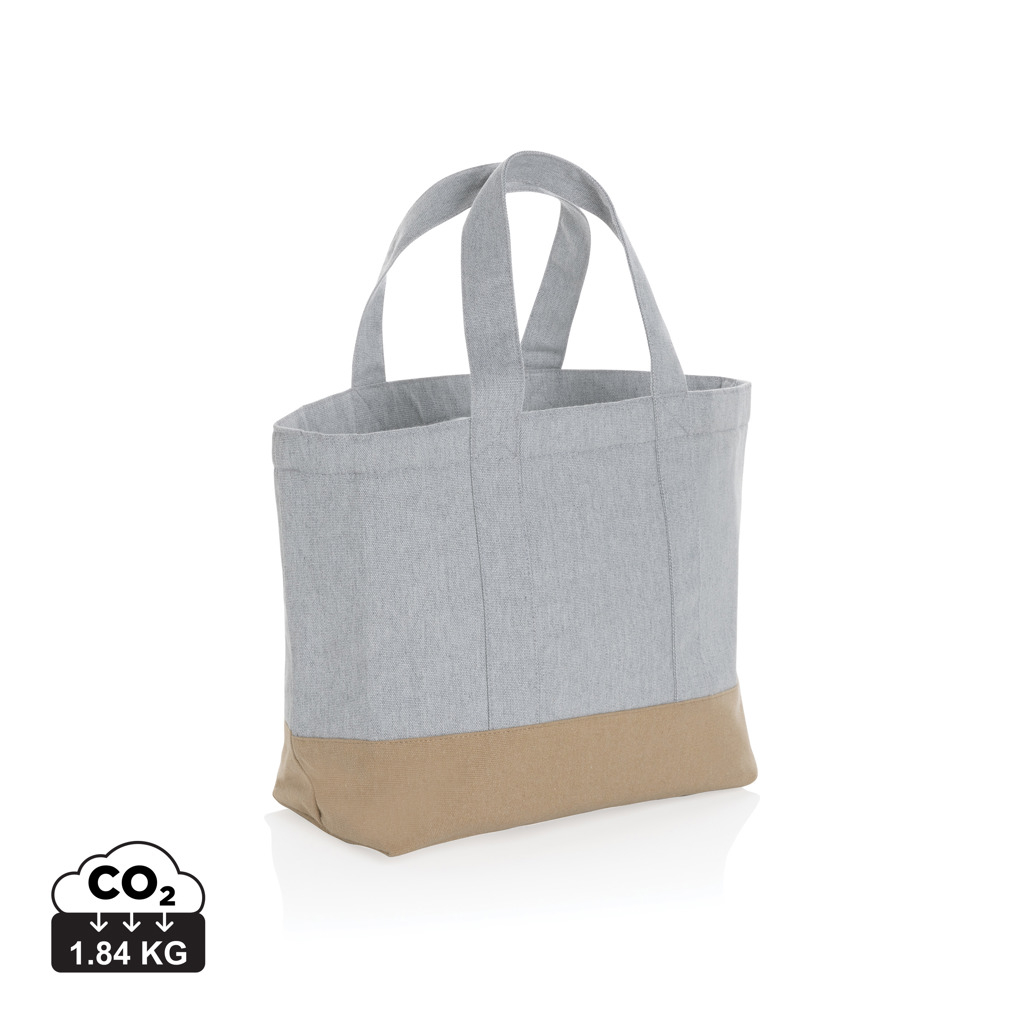 Sac publicitaire en toile recyclée isotherme Impact Gris