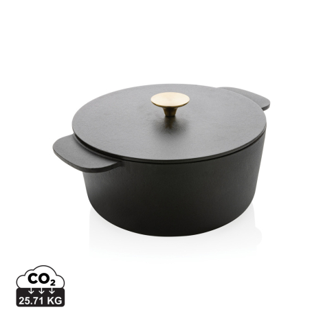 Cocotte 5,2L personnalisable en fonte Ukiyo