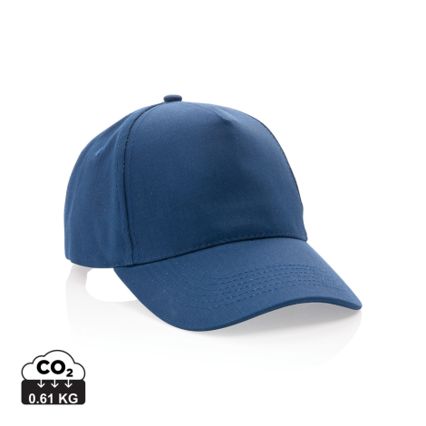 Casquette coton recyclé 280 g personnalisée 5 pans Impact