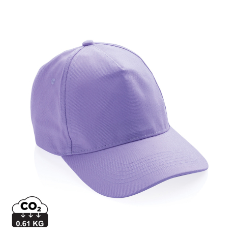 Casquette coton recyclé 280 g personnalisée 5 pans Impact