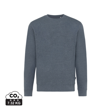 Pull chiné personnalisable coton recyclé 340g Iqoniq Denali