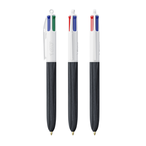 Stylo-bille 4 Couleurs personnalisé BIC® Wood Style