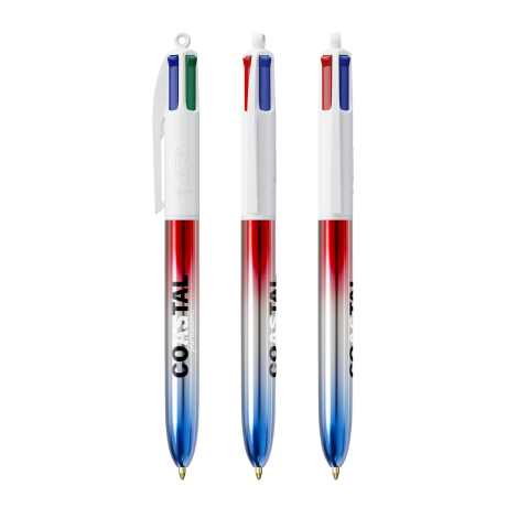 Stylo Bic ® 4 Couleurs Flags Collection Personnalisable