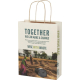 Sac recyclable résidus agricoles à personnaliser 24x32x9 cm