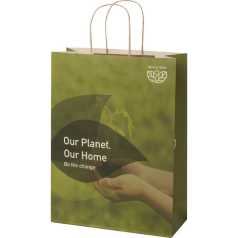 Sac XXL personnalisable en papier recyclable 31x41cm