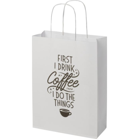 Sac personnalisable en papier Kraft taille moyenne 24x32x9 cm