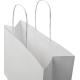Sac recyclable en papier Kraft à personnaliser 31x12x25 cm