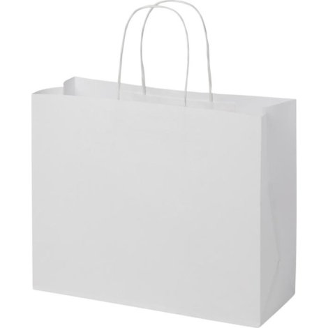 Sac recyclable en papier Kraft à personnaliser 31x12x25 cm