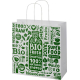 Sac XL publicitaire recyclable en papier Kraft 31x12x31 cm
