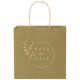 Sac personnalisable en papier Kraft petit modèle 24x9x24 cm
