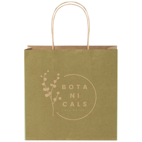 Sac personnalisable en papier Kraft petit modèle 24x9x24 cm