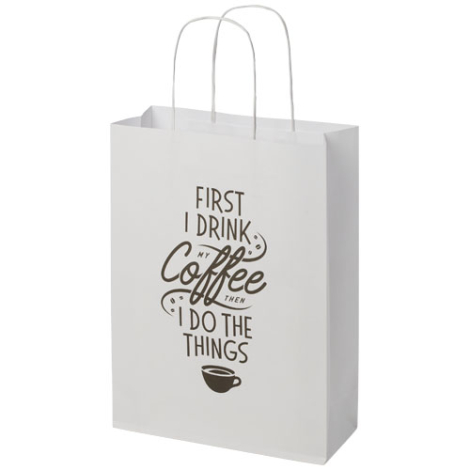 Sac personnalisable en papier Kraft taille moyenne 24x32x9 cm