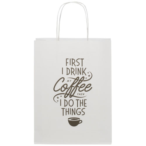 Sac personnalisable en papier Kraft taille moyenne 24x32x9 cm