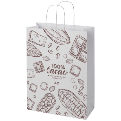 Sac papier Kraft XXL à personaliser 31x12x41 cm