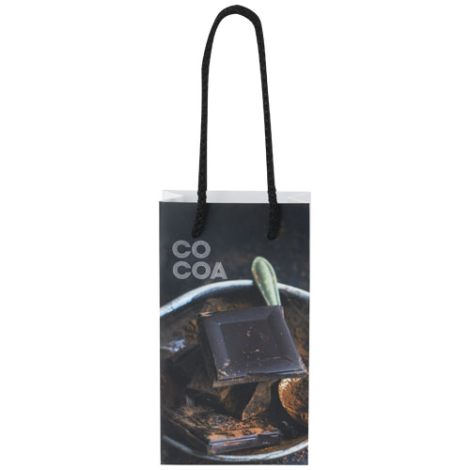 Sac en papier recyclable promotionnel petit modèle 9,5x4x17 cm
