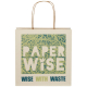 Sac kraft promotionnel résidus agricoles 24x24x9 cm