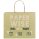 Sac recyclable personnalisé résidus agricoles 31x25x12 cm