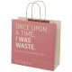 Sac publicitaire XL en papier résidus agricoles 31x31x12 cm