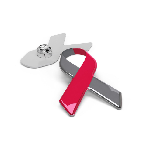 Pin's en plastique recyclé personnalisable Ribbon