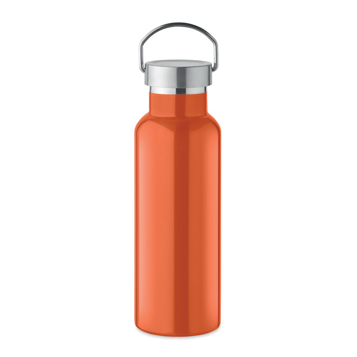 Gourde inox recyclé 500ml promotionnelle FLORENCE Orange