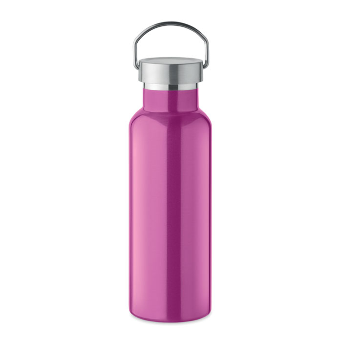 Gourde inox recyclé 500ml promotionnelle FLORENCE Fuchsia