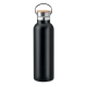 Bouteille inox et bambou publicitaire 750ml HELSINKI MED