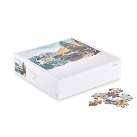 Puzzle personnalisable 500 pièces avec boîte PAZZ