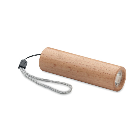 Lampe de poche rechargeable en bois personnalisée LITE