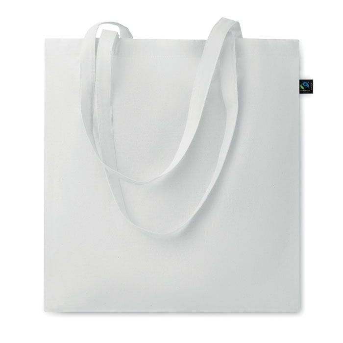 Sac shopping publicitaire coton Fairtrade 140gr OSOLE COLOUR Blanc