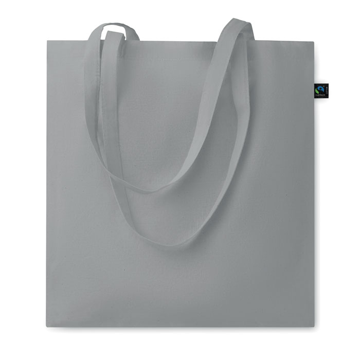 Sac shopping publicitaire coton Fairtrade 140gr OSOLE COLOUR Gris