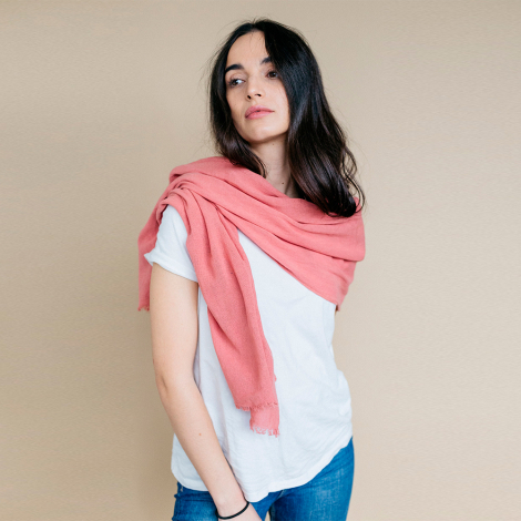 Foulard en coton recyclé promotionnel - Greta