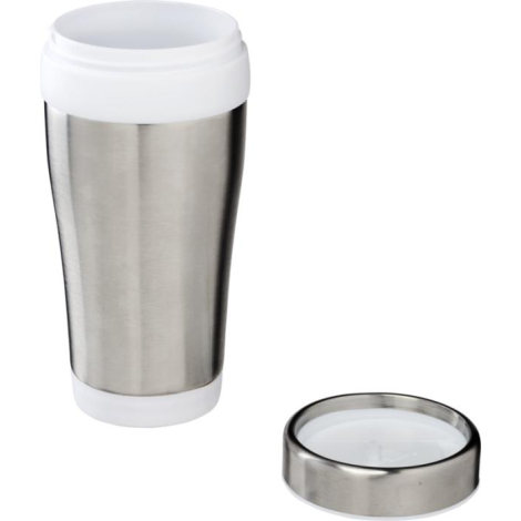 Mug 410ml en inox recyclé personnalisé Elwood