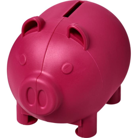 Tirelire cochon personnalisable en plastique recyclé Oink