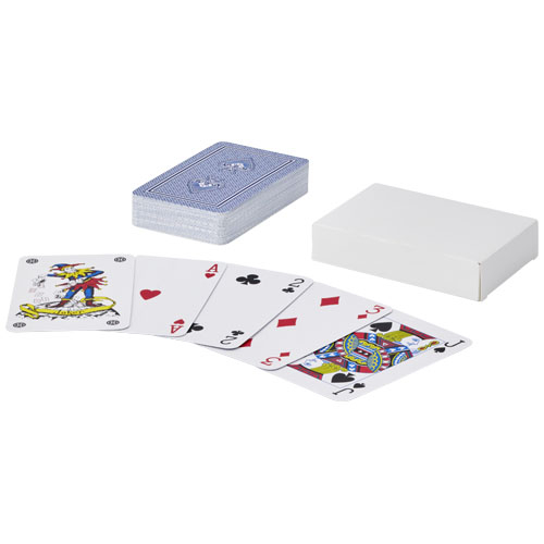 Cartes à jouer publicitaires en papier Ace Blanc