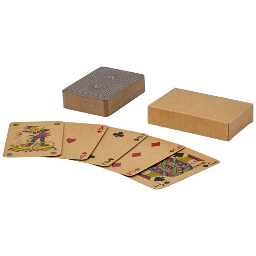 Cartes à jouer publicitaires en papier Ace Naturel