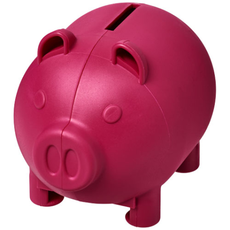 Tirelire cochon personnalisable en plastique recyclé Oink