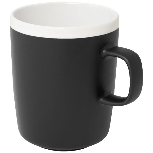 Mug publicitaire 350ml en céramique Lilio Noir