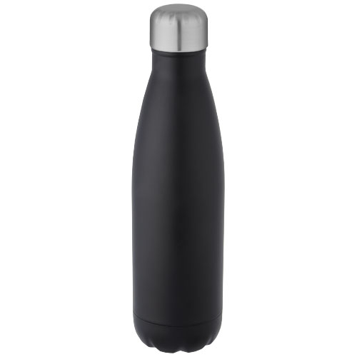 Gourde cuivre et inox recyclé personnalisable 500ml Cove  Noir