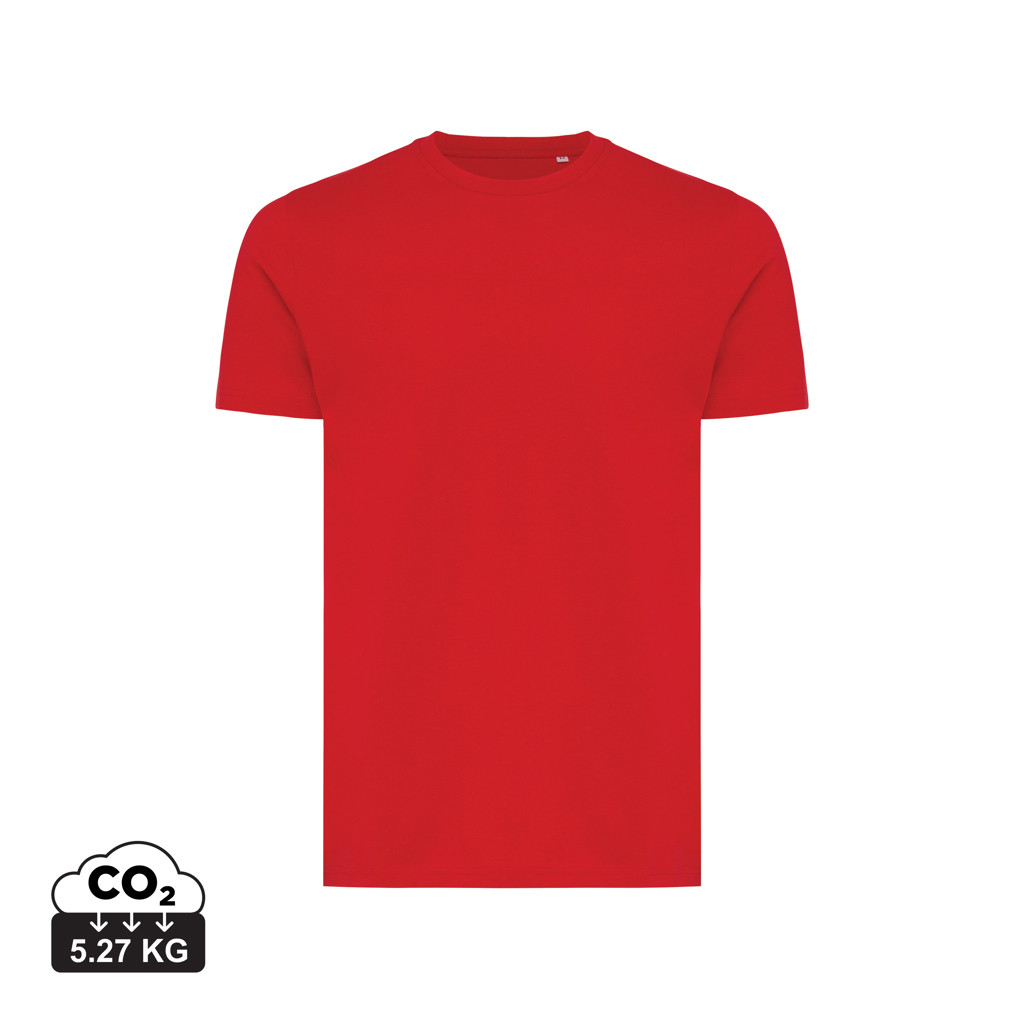 T-shirt en coton recyclé promotionnel 180g Iqoniq Bryce Rouge