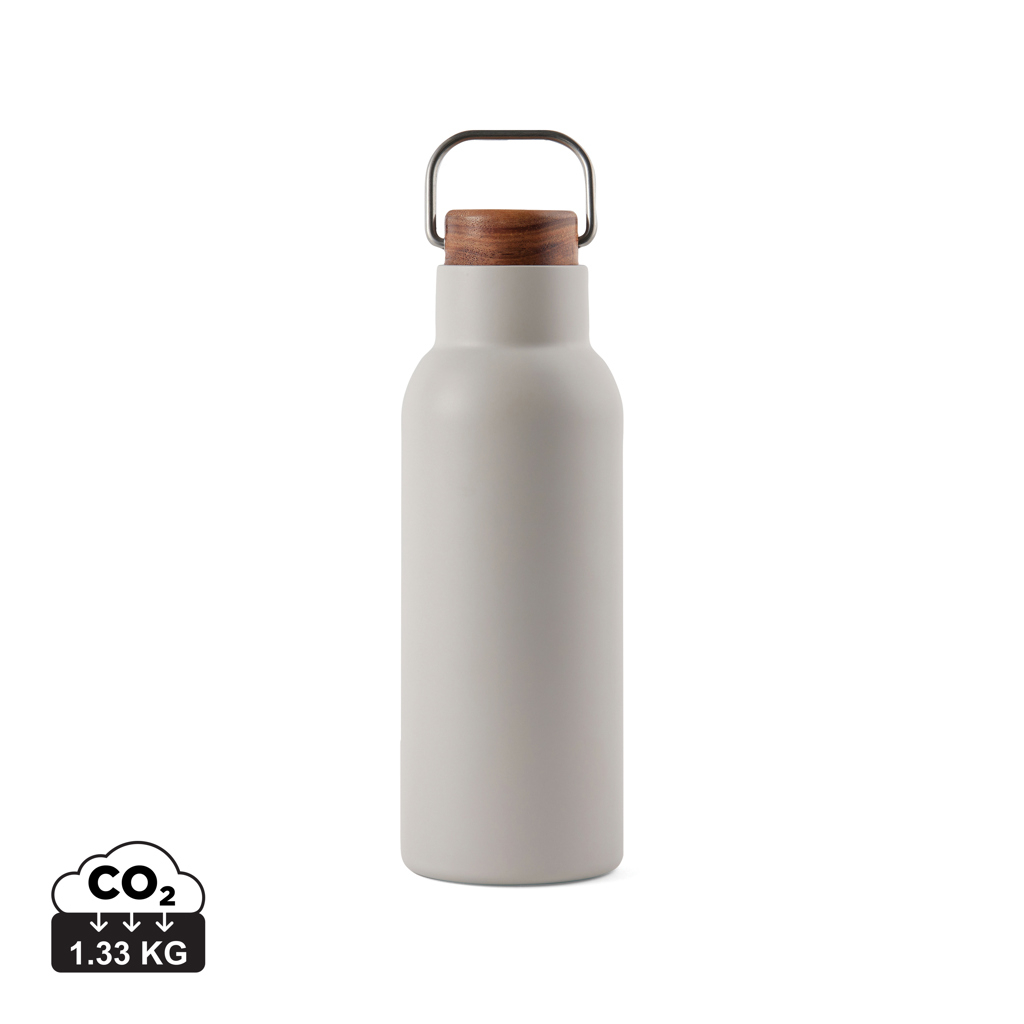 Bouteille promotionnelle 580ml inox recyclé Ciro VINGA Gris